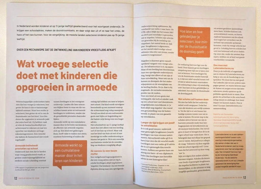 wat vroege selectie doet met kinderen die opgroeien in armoede_OnzeJeugd.nu_nr10 jaargang 12_oktober 2026